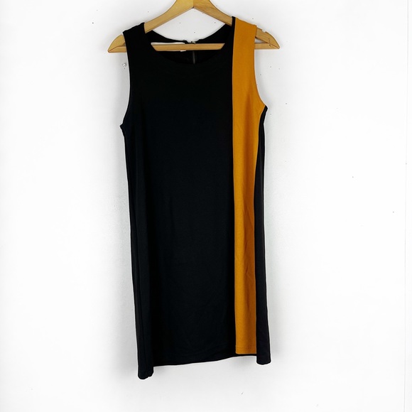 Zara Dresses & Skirts - ZARA Knit Sleeveless Shift Dress Color Block Mini Small